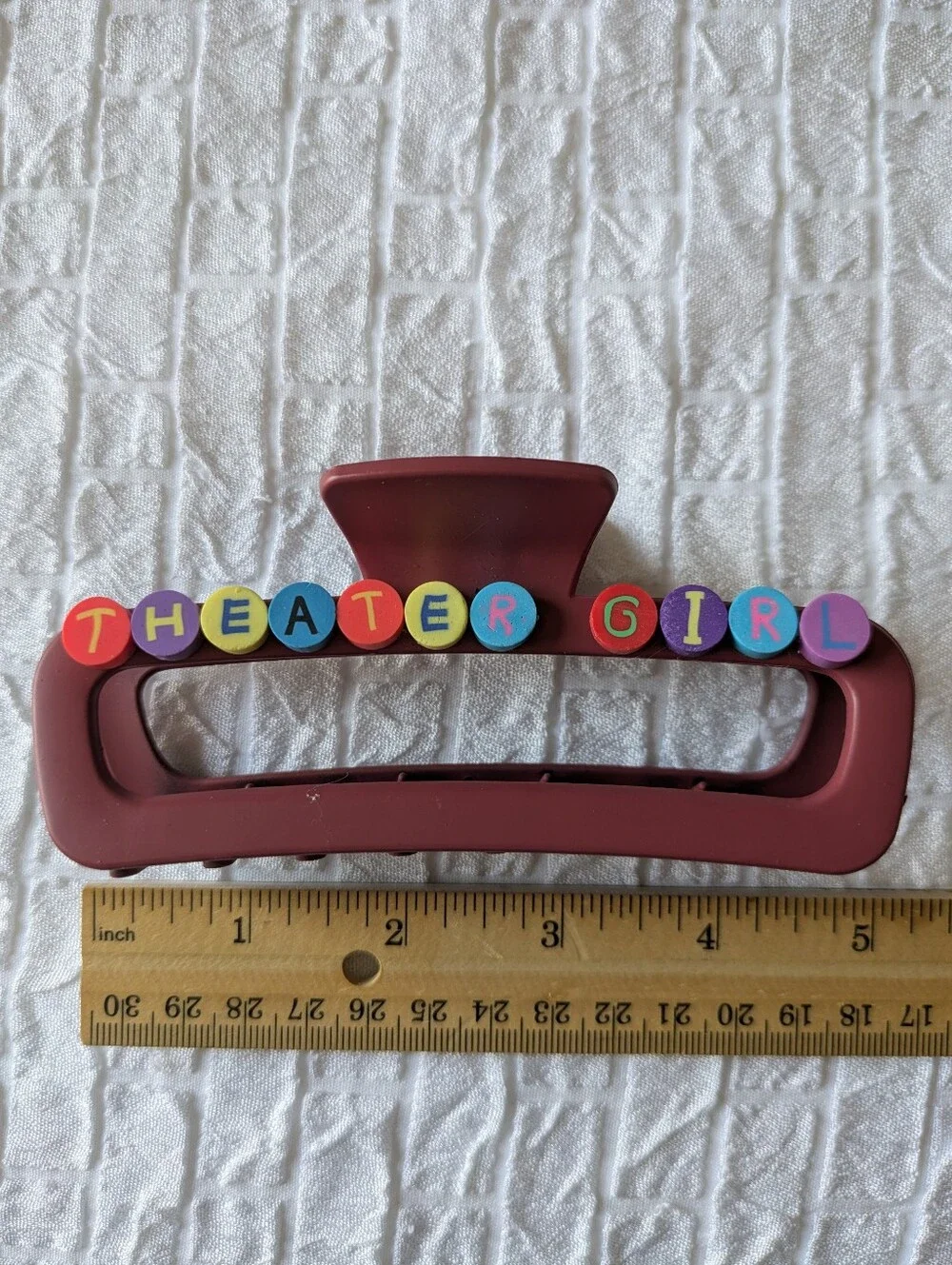 Theater Girl Hair Clip Claw Style Handcrafted | NWT